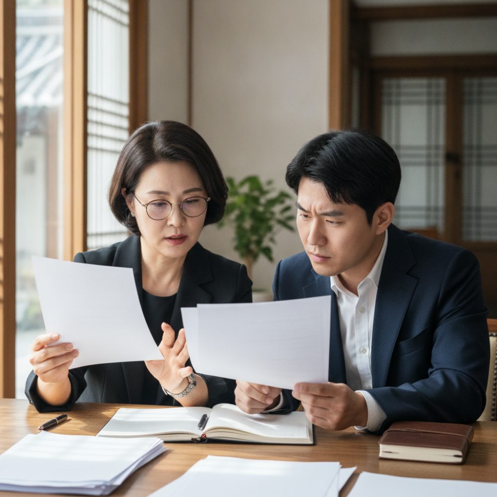 가족관계증명서와 제적등본을 대조하는 서류 검토 과정 - 상속재산분할협의서 작성법 — 등기소에서 반려되지 않는 순서와 서류